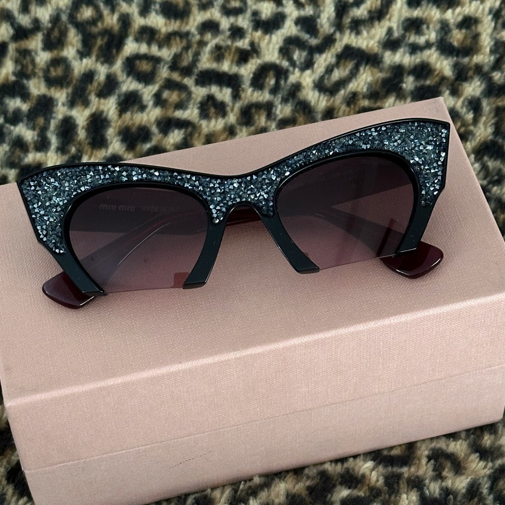 MIU MIU Rasoir Rock Cat Eye Sunglasses